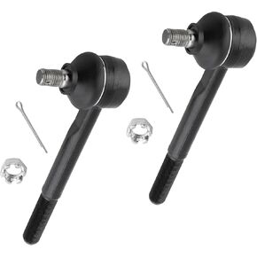 2pcs Front Inner Tie Rod End Links Set Left Driver & Right Passenger Fit For Toyota Pickup 1979-1995 2.4L 3.0L 2WD RWD Replace# ES2374