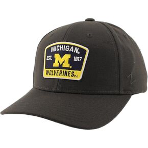 ZHATS Standard NCAA Officially Licensed Hat Competitor Patch Switchback Charcoal, Grey, One Size