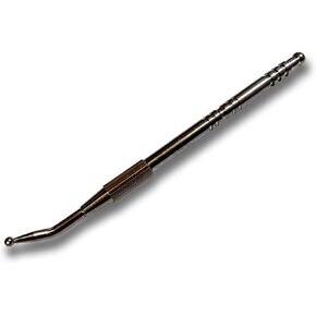 HPS Auriculotherapy (Ear Acupuncture) Angled Steel Probe Jimmy + Free 5 Sujok Rings