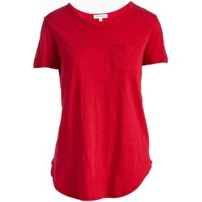 Urban Diction Pack of 4 Women's Loose Essential Solid Colors Basic Scoop Neck Tees