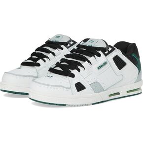 Globe Men's Sabre Skate Shoe, White/Green, 12
