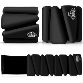Bear Grips Wrist and Ankle Weight - Resistance Home Gym Equipment Workout Straps for Men and Women - Workout Equipment Wearable Weights Adjustable Dumbbells for Yoga, Walking, Pilates