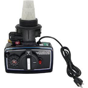 110V Time Clock Control Valve for Water Softener 9''-11'' Diameter Tank 3W Clock Control Valve Replacement with English Manual