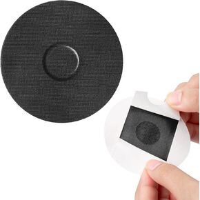 40 Packs Freestyle Libre 3 Covers, Free Style Libre 3 Glucose Sensor Cover, Adhesive Patches Pre-Cut Back Paper Long Lasting for 10-14 Days, No Glue in The Center by SUNMON (Transparent)