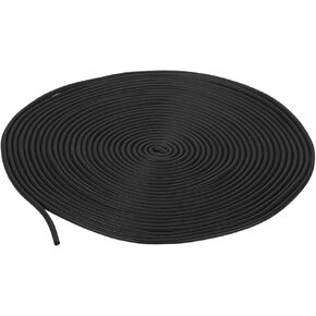 3mm x 9meters(DXL) Foam Rubber Weather Seal Strip - 1Pack - Good for DIY Furniture - Round EPDM Foam Rubber Weather Stripping - Black