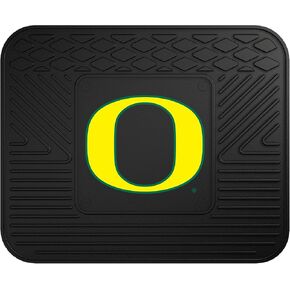 FANMATS 9557 Oregon Ducks 2-Piece Heavy Duty Vinyl Car Mat Set, Front Row Floor Mats, All Weather Protection, Universal Fit, Deep Resevoir Design