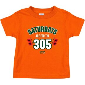 Saturdays Baby Apparel for Miami College Fans (NB-7T)