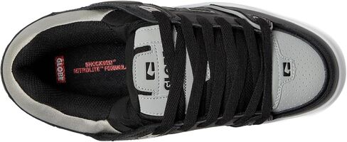 Globe Men's Fusion Skate Shoe, Black/Steel/White, 7.5 in Saudi Arabia