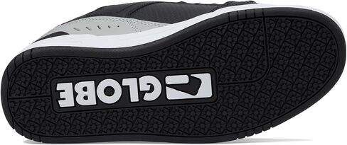 Globe Men's Fusion Skate Shoe, Black/Steel/White, 7.5 in Saudi Arabia