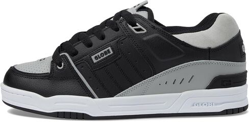Globe Men's Fusion Skate Shoe, Black/Steel/White, 7.5 in Saudi Arabia