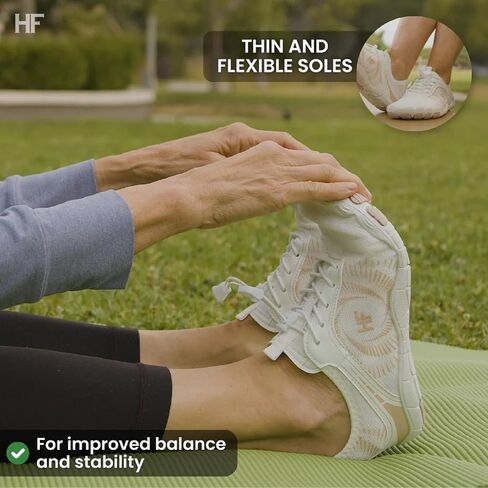 حذاء Hike Footwear-HF Active - حذاء حافي القدمين لأسلوب الحياة النشط وتخفيف الآلام، مع صندوق عريض عند الأصابع، مسامي (للجنسين) in Kuwait