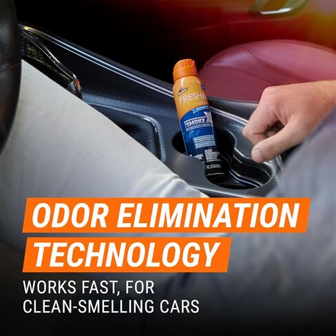 Fresh FX Smoke X Car Odor Eliminator Spray Pump by Armor All, On-The-Go Car Air Freshener Spray, Midnight Air Scent, 0.15 Oz in Saudi Arabia