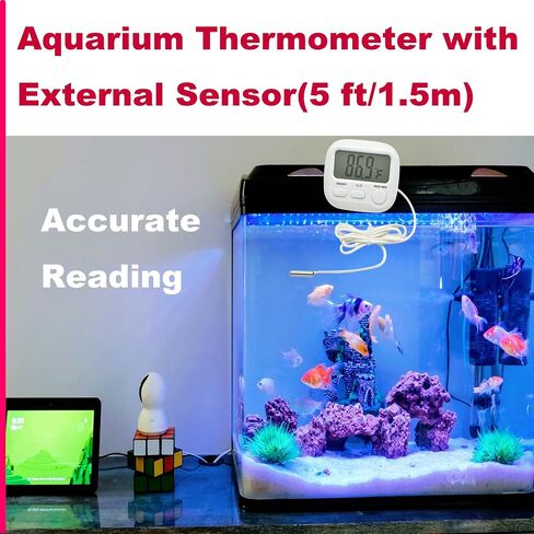 Small Digital Thermometer TA358 Celsius/Fahrenheit Temperature Indoor/Outdoor Meter Gauge with 5ft/1.5M Probe Sensor in Saudi Arabia