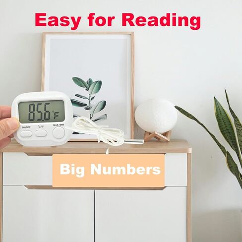 Small Digital Thermometer TA358 Celsius/Fahrenheit Temperature Indoor/Outdoor Meter Gauge with 5ft/1.5M Probe Sensor in Saudi Arabia