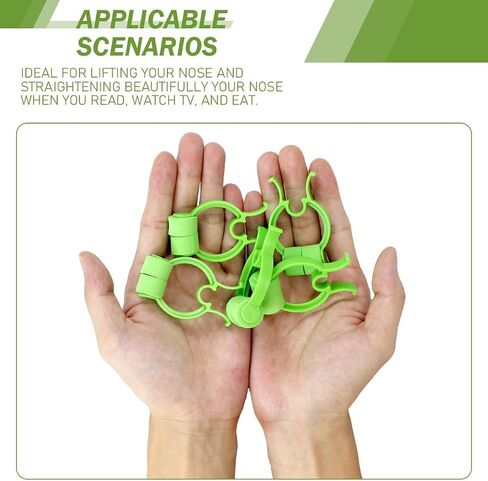 Stop Nose Bleeds Epistaxis Clip Disposable Nose Bleed Stopper Foam Nasal Clip for Snoring Accidental or Emergency Condition,12Pcs,Green in Kuwait