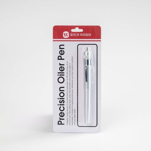 RICHWORD Precision Oiling Pen for Machine Maintenance, Lubricating Machine Oil Pen with Screw-on Cover in Saudi Arabia