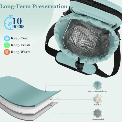 Water Bottle Holder with Strap, 32/40oz Insulation Water Bottle Carrier Bag with Phone Pocket, Water Bottle Sling Bag Crossbody Water Bottle Holder for Hiking Walking in Saudi Arabia