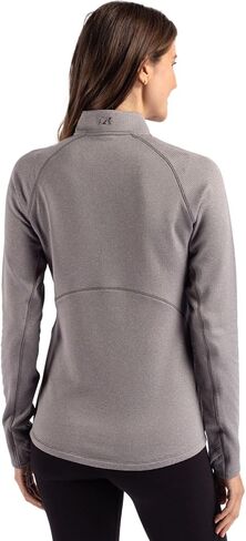 Cutter & Buck Peshastin Eco Fleece Recycled Womens Half Zip Pullover in Kuwait