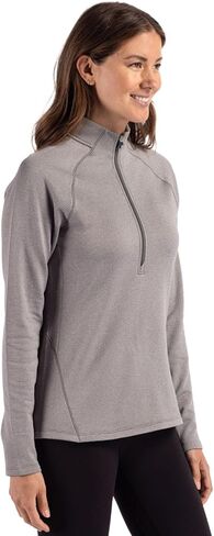 Cutter & Buck Peshastin Eco Fleece Recycled Womens Half Zip Pullover in Kuwait