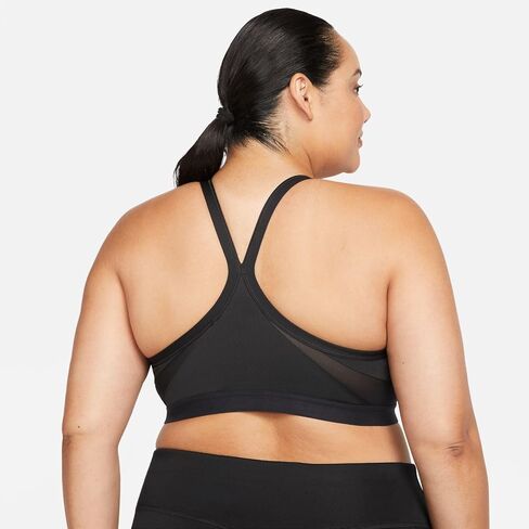 حمالة صدر مبطنة للتدريب Dri-FIT Indy مقاس كبير من نايكي (as1، Alpha، 2X، Plus، عادي) أسود in Saudi Arabia