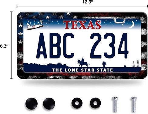 Abstract Blue Marble License Plate Frame Personalise License Plate Frames Stainless Steel Accessories Cars Decor with 2 Holes and Screws Fits Standard US CA Vehicles Size 12.2 x 6 Inches in Saudi Arabia