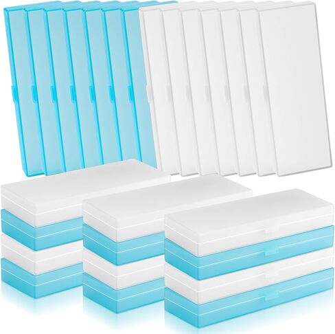 36 Pieces Frosted Plastic Pencil Box Clear Colored Plastic Pencil Case 4 Colors Hard Pencil Holder with Lid and Snap Closure Bulk for School Office Stationery Pens Organizer Storage Supplies in Saudi Arabia