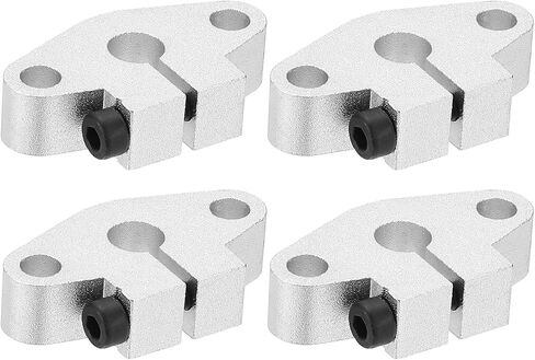 PATIKIL SHF8 Aluminum Linear Motion Rod Rail Clamping Guide Support, 4 Pcs for 8mm Dia Shaft in Kuwait