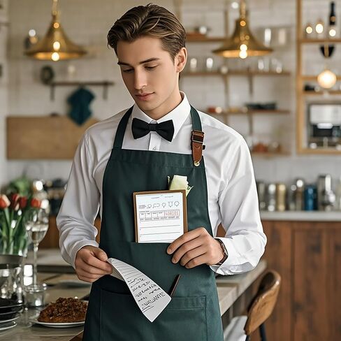 Guest Checks Server Note Pads 6 Pack 300 Orders, White Guest Check Pads for Servers, Waitress Notepad for Restaurant Business in Saudi Arabia