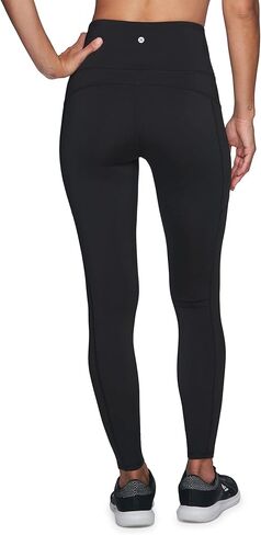 RBX Fleece Lined Leggings for Women, Full Length Outdoor Fleece Legging with Zipper Pockets for Running, Hiking in Kuwait
