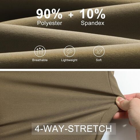 Surenow Men's Athletic Running Sweatpants Lightweight Stretch Jogger Track Pants Tapered Workout Gym Pants with Zipper Pocket in Saudi Arabia