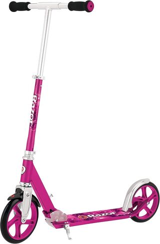 Razor A5 Lux Kick Scooter - Large 8" Wheels, Foldable, Adjustable Handlebars, Lightweight, for Riders up to 220 lbs in Saudi Arabia