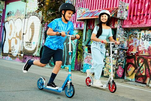 Razor A5 Lux Kick Scooter - Large 8" Wheels, Foldable, Adjustable Handlebars, Lightweight, for Riders up to 220 lbs in Saudi Arabia