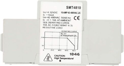 SMT48 Din Rail Solid State Relay Board DC Control AC SSR Relay Switch Module (SMT4810) in Saudi Arabia