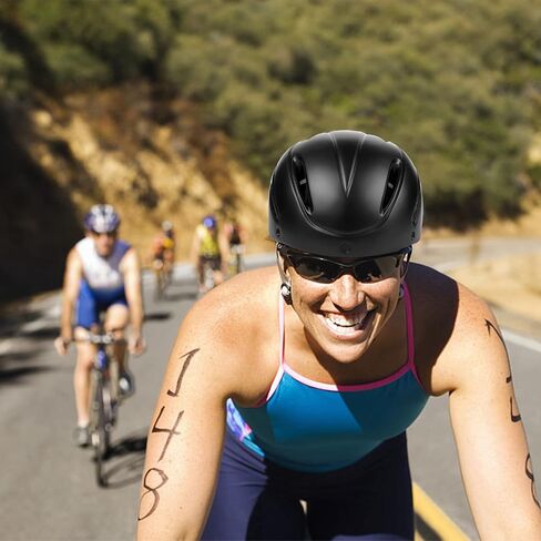 Bike Helmet,KINGLEAD Safety Bike Helmet Adult Men Bike Helmet Adult Women Bicycle Helmet with Light and Adjustable dial &Removable Visor in Saudi Arabia
