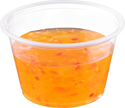 منتجات ESKAY أكواب بلاستيكية بدون أغطية، كوب بهارات، جيلو شوت، جزء سوفليه، كوب أخذ العينات، أكواب (بدون أغطية) (أسود، 100 كوب) in Kuwait