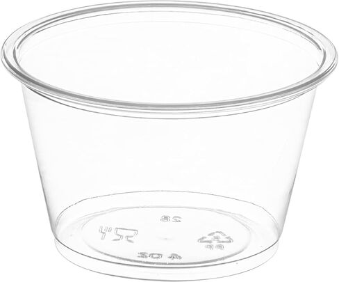 منتجات ESKAY أكواب بلاستيكية بدون أغطية، كوب بهارات، جيلو شوت، جزء سوفليه، كوب أخذ العينات، أكواب (بدون أغطية) (أسود، 100 كوب) in Kuwait