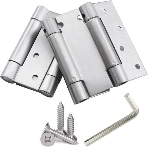 Double Action Spring Hinges, Self Closing Door Hinges for Saloon Cafe Pub Swinging Doors (5 inch) in Saudi Arabia