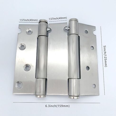 Double Action Spring Hinges, Self Closing Door Hinges for Saloon Cafe Pub Swinging Doors (5 inch) in Saudi Arabia