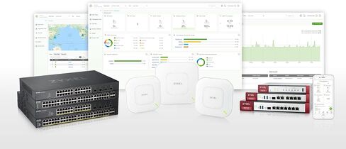 Zyxel WiFi 5 AC1200 W2 Wireless Gigabit Wall Access Point | 2 GbE PT Ports (1 PoE) | Cloud, App, Direct or Controller Management | 1 Year Nebula Pro Included | POE+ Powered | WAC500H in Saudi Arabia