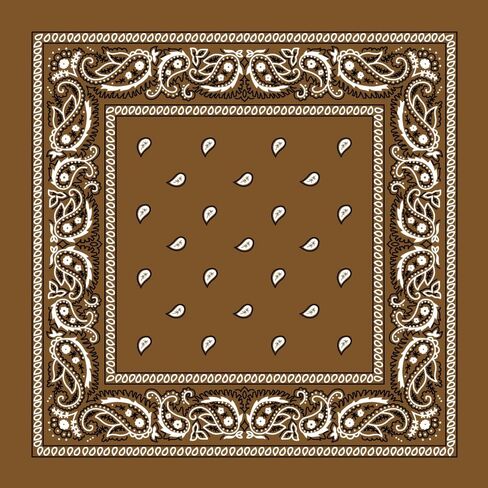 Large 100% Cotton Paisley Bandanas (22 inch x 22 inch) in Kuwait