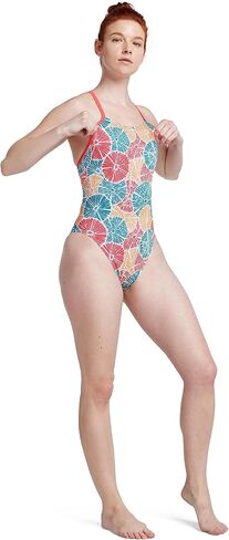 SpeedoPrinted Double Lace Back 1 Pc in Saudi Arabia