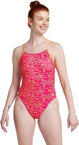 SpeedoPrinted Double Lace Back 1 Pc in Saudi Arabia