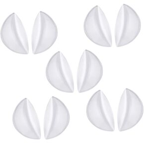 Adhesive Arch Pad 5 Pairs Arch Support for Sandals Arch Pads for Adhesive Arch Pads Clear for Women Heel Arch Inserts Women Insoles for Shoes Durable Sleeve Miss Arch of Foot