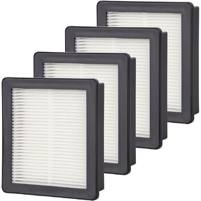 107315 HEPA Filter Replacement Compatible with ProTeam Coach Pro 10, Super Coach Pro 6 GoFree Flex Pro and ProVac FS 6 Washable Resuable Vacuum Filters, Compare to part # 107315 (4 Pack)