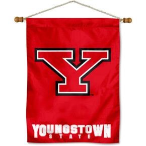 Youngstown State Penguins Banner with Hanging Pole