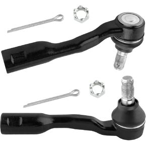 2Pcs Front Outer Tie Rod End Links Left & Right Suspension Kit Fit For Toyota Sequoia 2001-2002, For Toyota Tundra 2000-2002 Replace# ES3565 ES3564