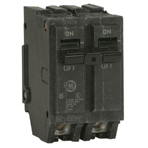 ABB Q-Line® THQL2130 Q Line 30A Double-Pole Circuit Breaker • 10kAIC, 120/240V, 30 Amp • Two-Pole Load Center Circuit Breaker • Non-Interchangeable Thermal Magnetic Trip