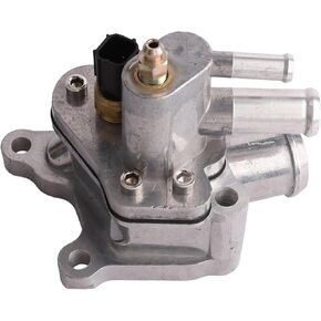 Engine Coolant Thermostat Housing Assembly Compatible with 2001 2002 2003 2004 2005 2006 Chrysler Dodge Cirrus (Mexico) Sebring Stratus V6 2.7L