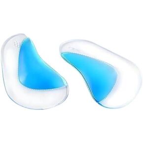 HZMEMNUN's Arch Support Insoles for Flat Feet, Plantar Fasciitis, Relieve Foot Pressure and Pain, Long-Term Standing Walking, Suitable for All Types of Shoes for Men and Women (2 Pairs)