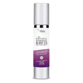 BIOLABS PRO Natural Bio-identical Bi-EST 2.5 Cream For Women, Three Month Supply (3.6 oz - Unscented)